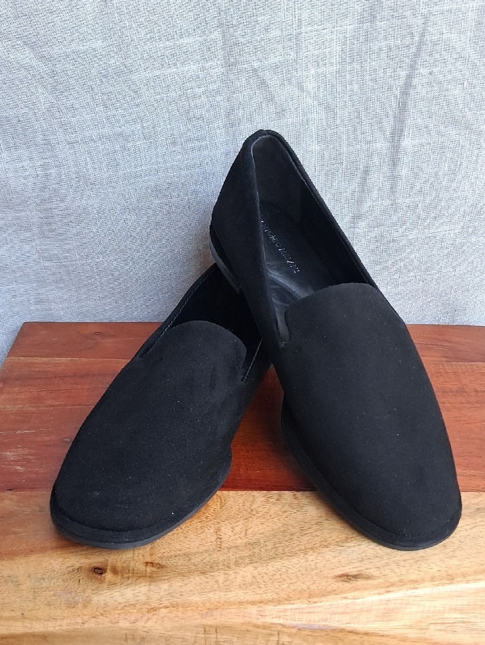 ANTONIO MELANI Black Suede Loafers 6